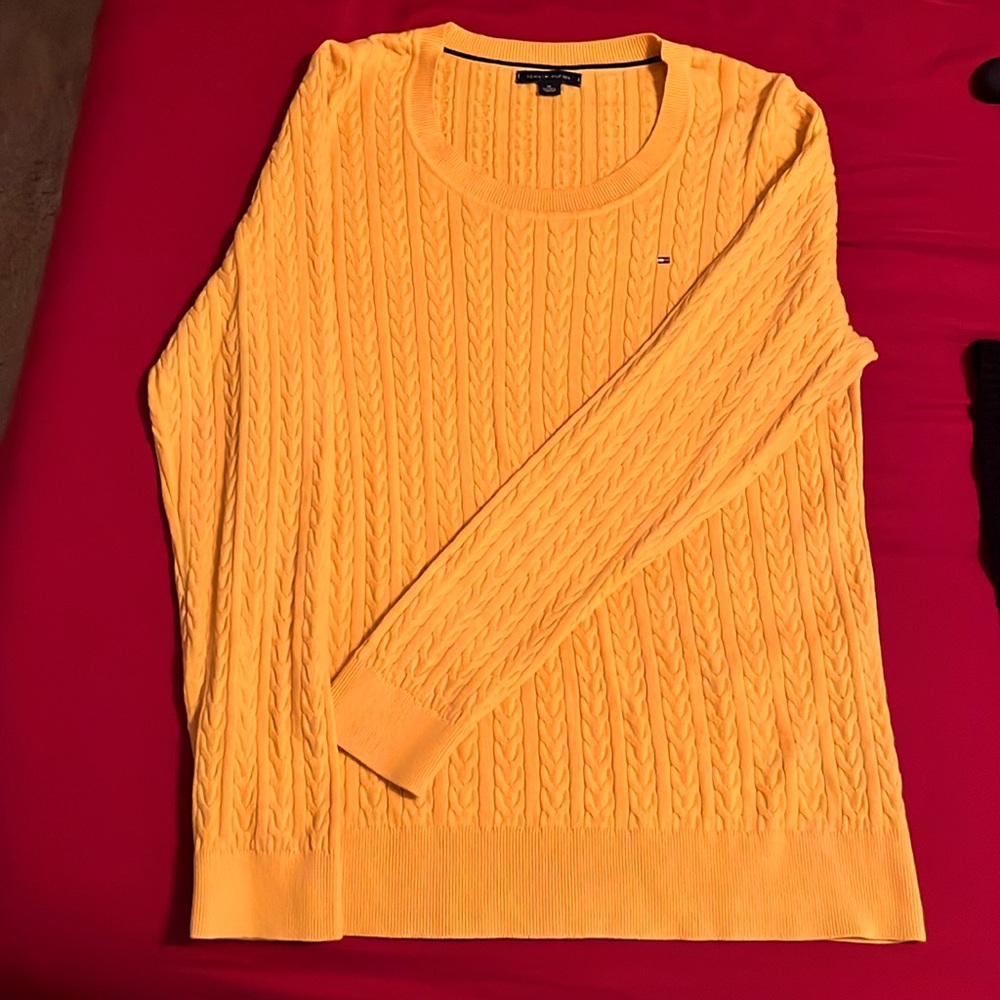 Yellow Tommy Hilfiger Knit Sweater